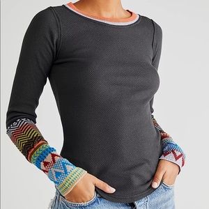 Free people alpine cuff thermal NWT